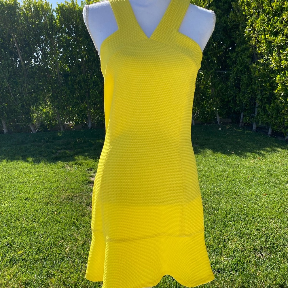 Sold out Sandro yellow dress- size Small (4-6)